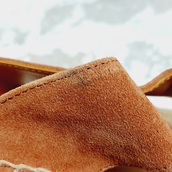 New Rag & Bone Hera Espadrille Wedge Suede Sandal A569 - Picture 12 of 13